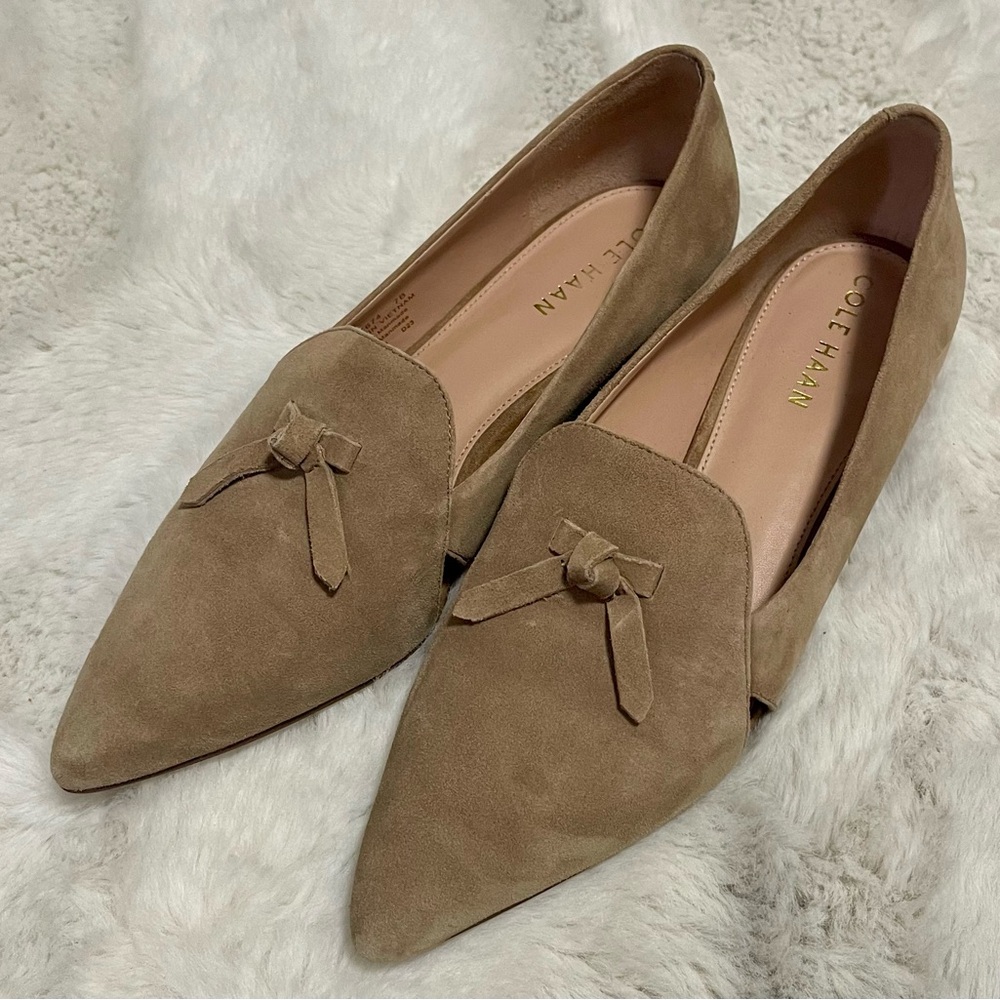 Cole Haan Viola Skimmer Tan Flat Women's Size 7B